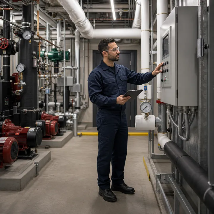 building mechanical room inspection